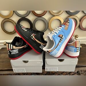 Custom Burberry Air Force One